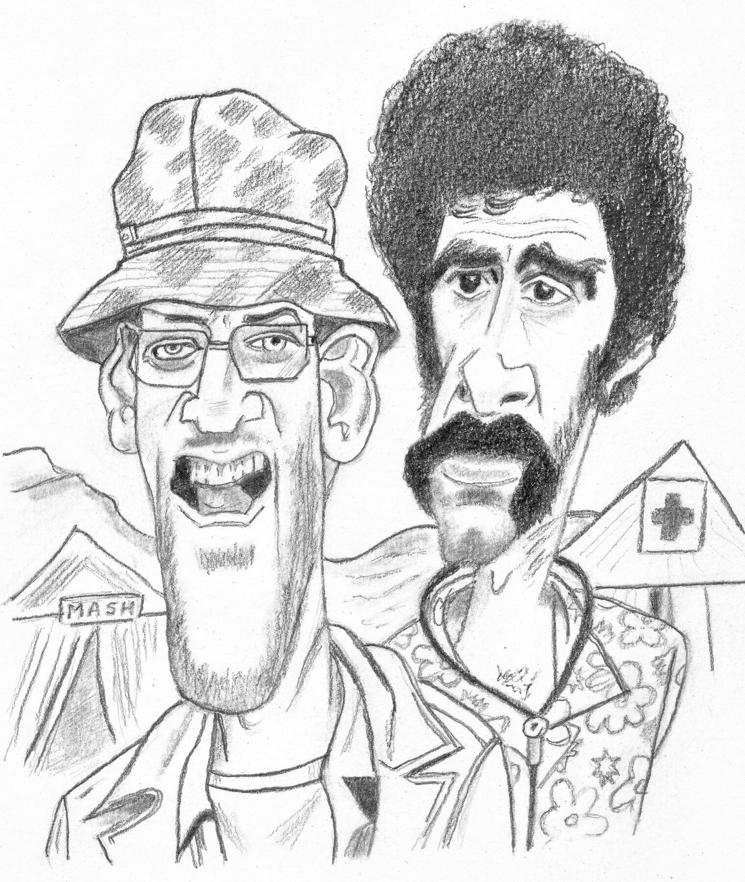 Donald Sutherland &amp; Elliott Gould dans MASH